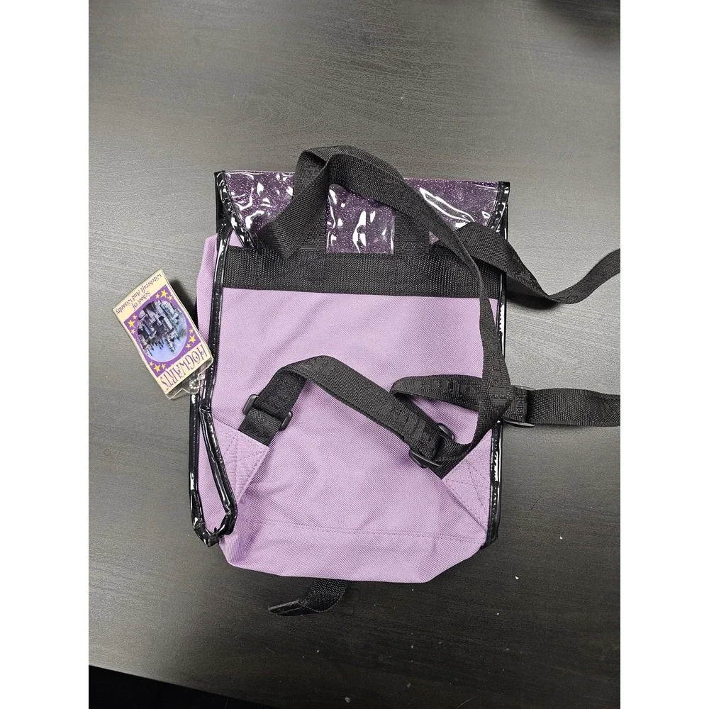 Hogwarts Mini‎ Backpack Girls Small Purple Glitter Harry Potter Castle School